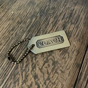 Coach Metal Hangtag